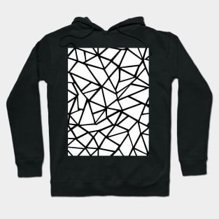 Broken Glass Abstract Art - Stained Glass Hoodie